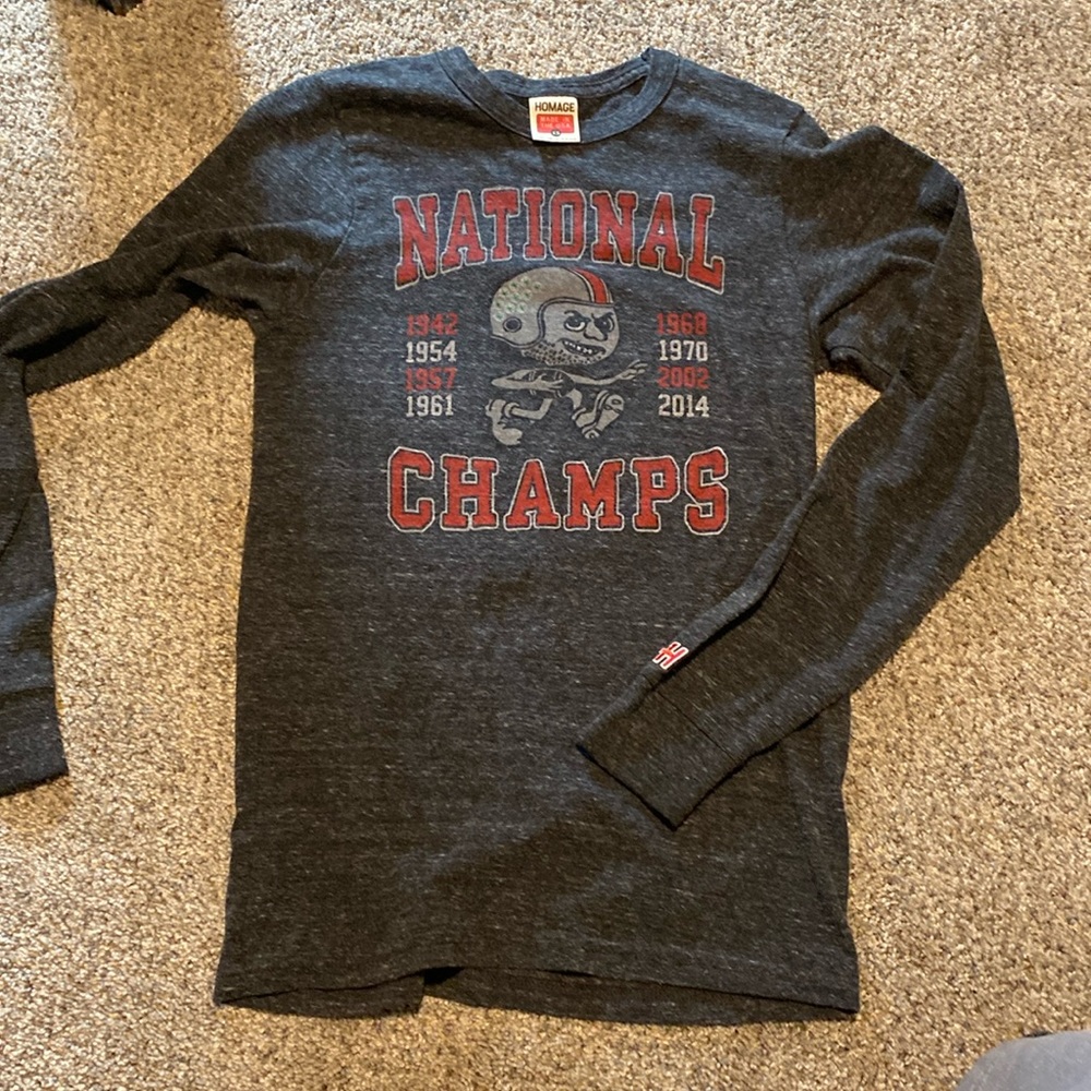 Ohio State Brutus national champs long sleeve tee shirt